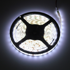 TAŚMA ROLKA 300 LED SZER 8MM, Z ŻELEM BIAŁA ZIMNA 5M