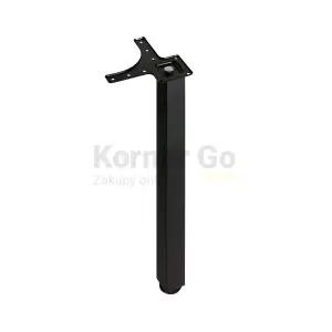 NOGA ALUM.KWADRAT H-820 50X50 CZARNA
