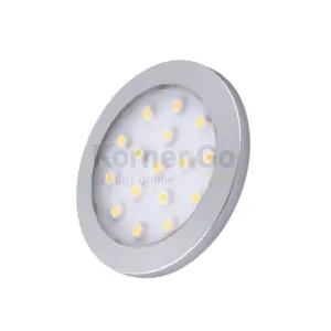 OŚWIETLENIE ORBIT OKRĄG. LED 1,5W ZIMNE RAMKA ALU.