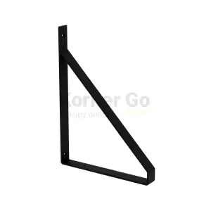 PODPÓRKA DO PÓŁKI GINO 30X22CM CZARNY MAT